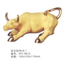 絨沙金工藝品 華爾街牛（大中?。? class=