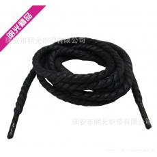 廠家直銷(xiāo) 黑色圓蠟帶 蠟繩 高端商務(wù)休閑鞋帶 可定做