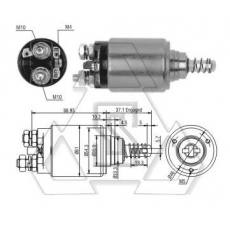 起動(dòng)機(jī)電磁開(kāi)關(guān)0-331-401-040