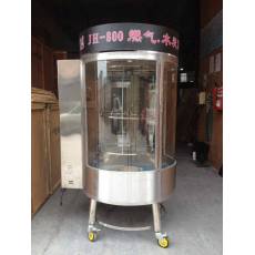 燃?xì)?、木炭?jī)捎眯D(zhuǎn)烤爐