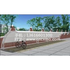車棚、膜結構停車棚039