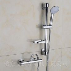 浴室淋浴簡(jiǎn)易花灑套裝全銅淋浴器水龍頭冷熱增壓手持噴頭恒溫入墻