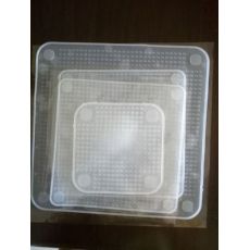 食品級(jí)硅膠保鮮膜 可重復(fù)使用冰箱密封保鮮蓋 多功能碗蓋4件套