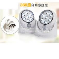 360度旋轉(zhuǎn)人體感應小夜燈 走廊照亮燈LED環(huán)保白光感應靈敏